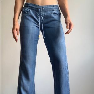 Low rise Guess linen pants